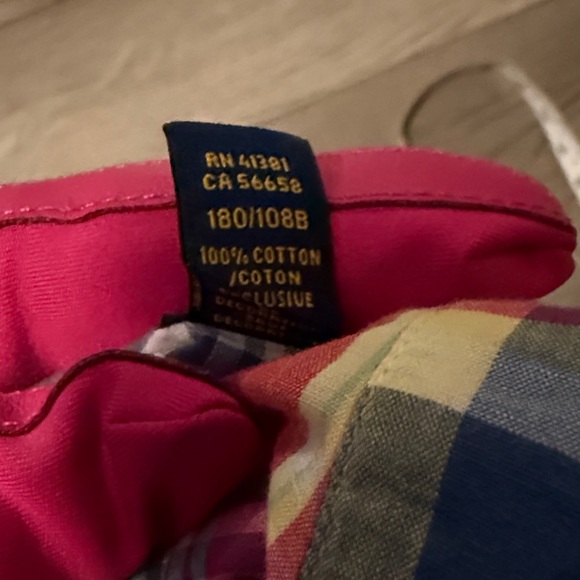 Ralph Lauren Men's Indian Madras Button Down Shirt Size 2XB Broad Chest Waist - Picture 7 of 8